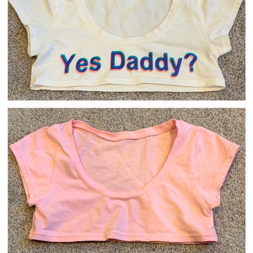Pink Mini Crop Top